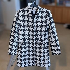 H&M Tweed Long Blazer Jacket - Size 6